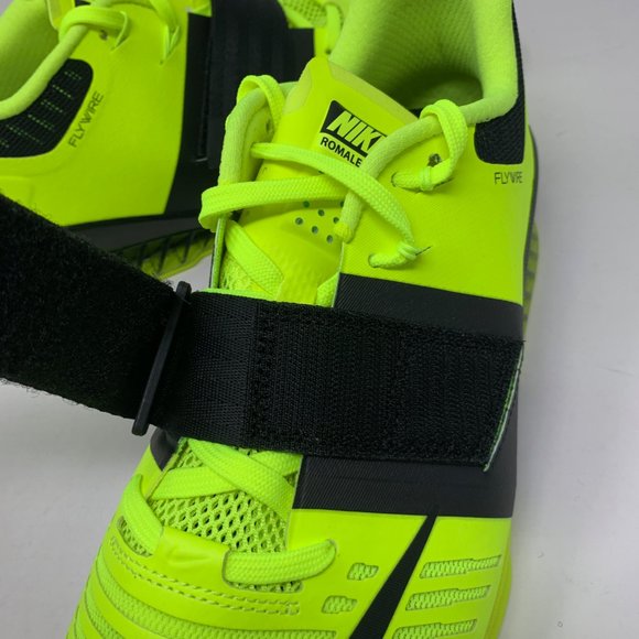 Nike Romaleos 3 Weight Lifting Shoes Volt/Black main image 6